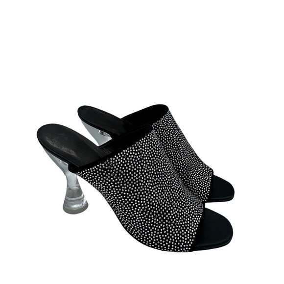 By Far Luz Black Suede and Crystals - Picture 1 of 7